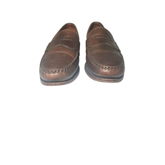 Allen Edmonds Cavanaugh Leather Penny Loafers Men’s Size 11 B Coffee Brown 50023 main image 10
